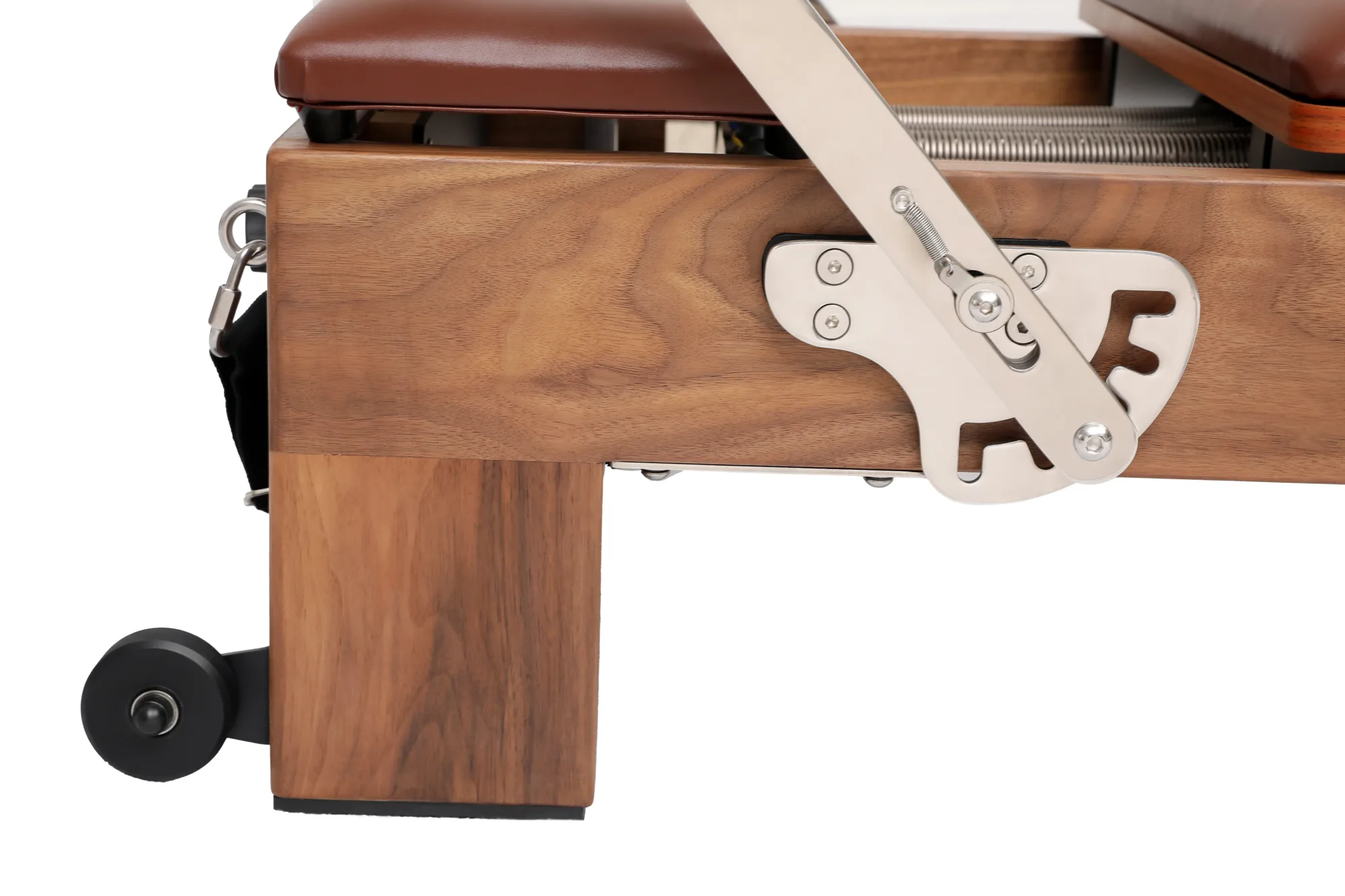 Cost Effective Walnut Wood Pilates Reformer Footbar Adjustment System