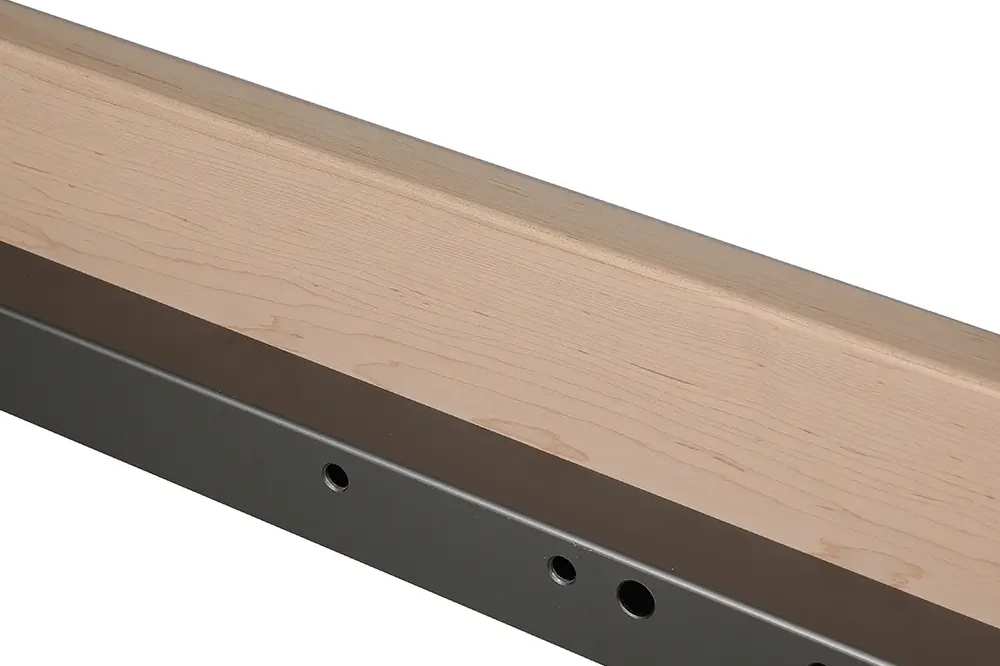 Maple Wood Pilates Reformer Frame Adjustment Holes