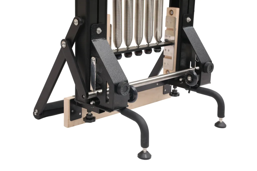 Vantage Pilates Reformer Folding Base Detail