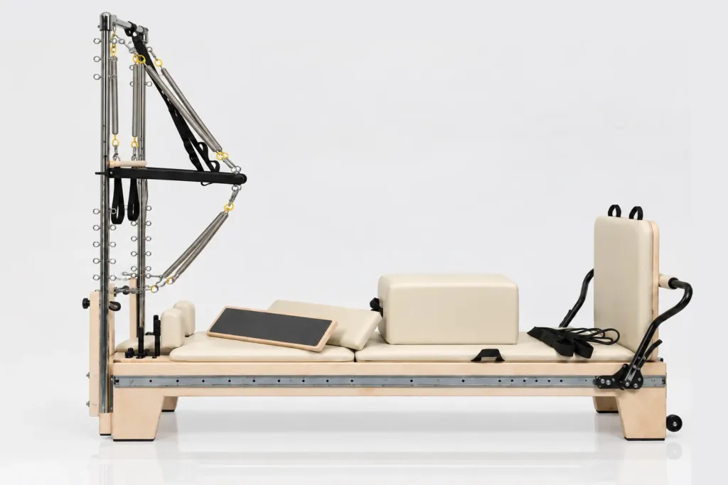Full Track Maple Pilates Reformer With Tower