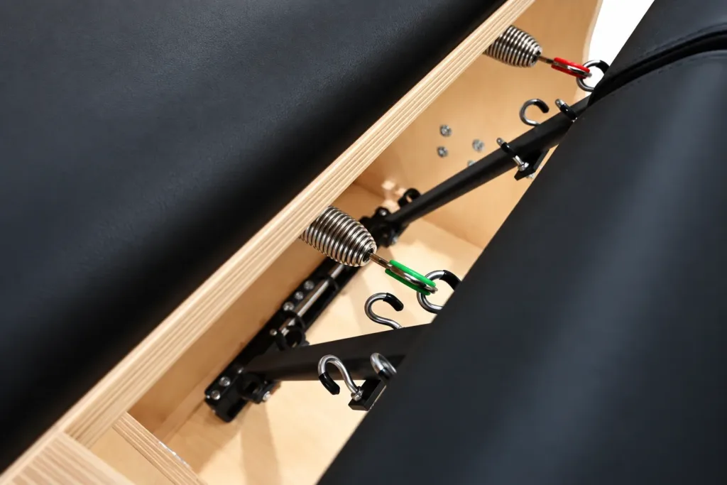 Pilates Apparatus Spring Mechanism Close Up