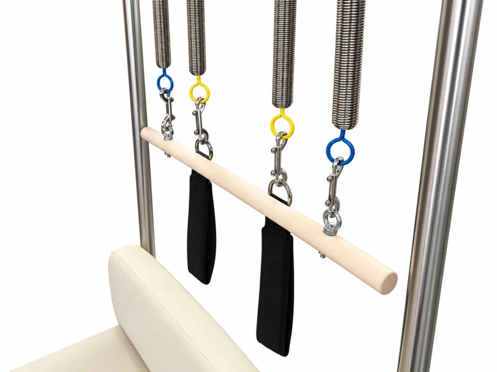 Pilates Suspension Springs And Wooden Bar