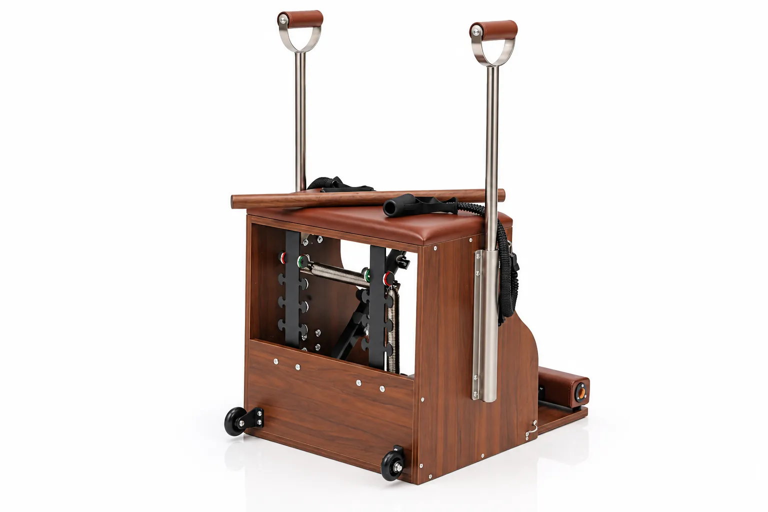 Walnut Pilates Chair With Spring Mechanism