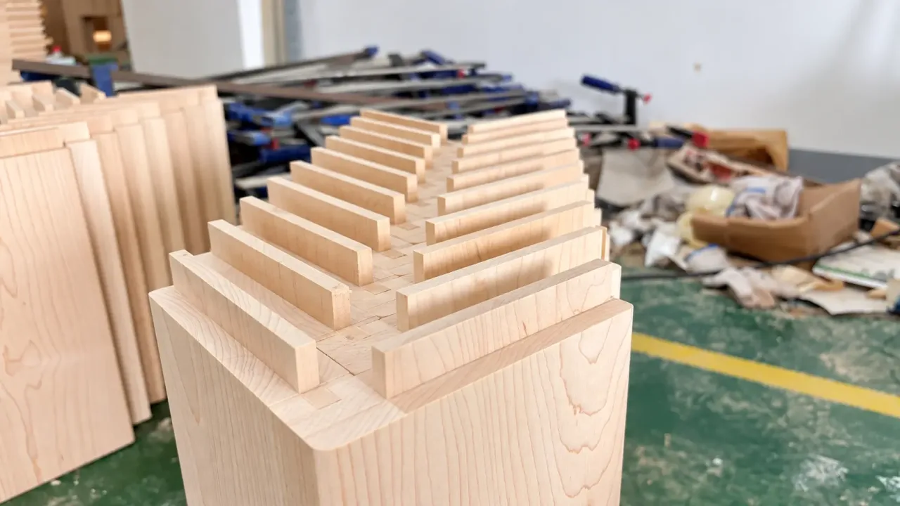 Precision Maple Finger Joint Assembly